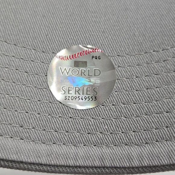 New Era Houston Astros Snapback Hat Gray 2022 World Series Champions 9Forty - Picture 8 of 15